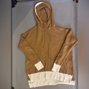 Hooded Camel Coloured Joe Fresh Sweater